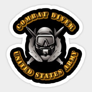 Army - Combat Diver Sticker